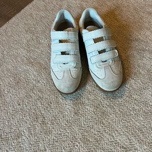 Steve Madden Women’s Cream Velcro Sneakers